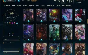 Ouro 3 com 150 Champs e 109 Skins + 2600 RP +2 Prestigios