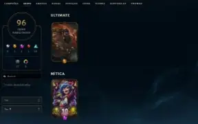 Conta League of Legends Full Acesso - 158 Champs e 96 Skins