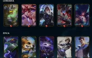 Conta League of Legends Full Acesso - 158 Champs e 96 Skins