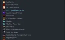 Conta Steam com mais de 20 jogos pagos