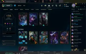conta de lol nv 408/valorant