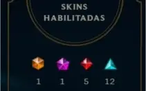 CONTA LEAGUE OF LEGENDS MUITAS SKINS 104 CHAMPIONS PRATA 1