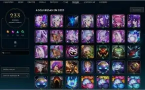 Conta LOL PLATINA 2 COM 300 SKINS (PREÇO NEGOCIAVEL)