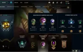 Conta LOL PLATINA 2 COM 300 SKINS (PREÇO NEGOCIAVEL)