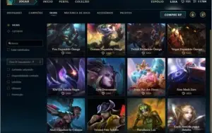 Vendo ACC de LoL, TODOS CHAMPS , QUASE TODAS SKINS