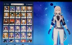 Conta AR 58 - 16 Personagem 5* e 4 Armas 5*