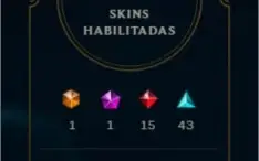 LOL- CONTA GOLD 3 - 169 SKINS - 170.845 RP GASTOS - C EMAIL