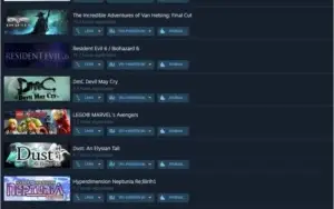 Conta Steam com vários jogos e dlc's