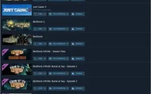 Conta Steam com vários jogos e dlc's