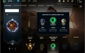 Conta prata 1 com 137 champs e 87 skins e 16 Maestrias 7