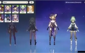 CONTA GENSHIN IMPACT - MONA + FISCHL + OUTROS 4⭐ [RANK 7]