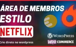 Área de membros estilo Netflix
