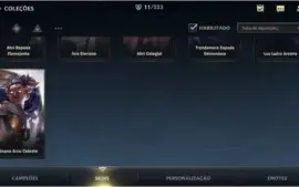 [BARATO] conta wild rift 11 skins