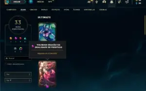 Conta Ferro 1 com 75 Champs e 33 Skins + 1 Prestigio