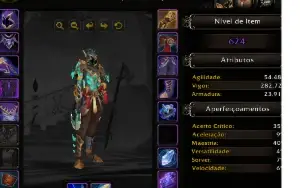 Conta Wow c/ Ultima Exp 2Char level max e tempo de jogo