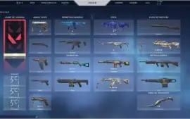 CONTA VALORANT COM NOVAS SKINS + passe
