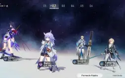 Honkai Star Rail Seele + Gepard + Bailu + yanqing