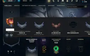 Conta bronze 3 com 82 Champs e 71 Skins