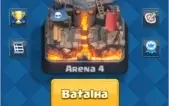 CONTA CLASH ROYALE LEVEL 6,ARENA 3