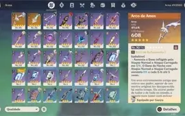 AR53 - 5 PERSONAGENS 5* E 2 ARMAS 5*