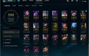 Conta League of legends G4,94 champ,50 skins,6 pag de runa