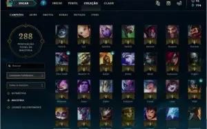 Conta League of legends G4,94 champ,50 skins,6 pag de runa