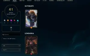 Conta League of Legends Full Acesso - 83 Champs e 41 Skins