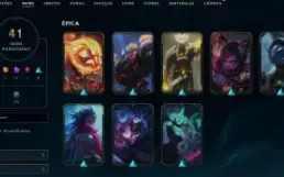 Conta League of Legends Full Acesso - 83 Champs e 41 Skins