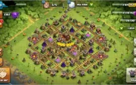 Conta  Clash of Clans cv9.5 , Casal e muros bem evoluido