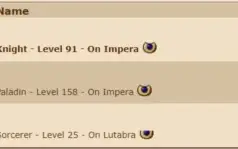 PALADIN 158 E KNIGHT 91 EM IMPERA OPEN PVP