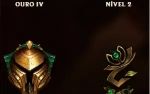 CONTA LOL OURO 4 DIVERSAS SKINS