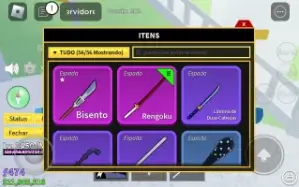 Conta de blox fruits apenas por 10 reais