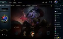 conta lol level 30 unranked