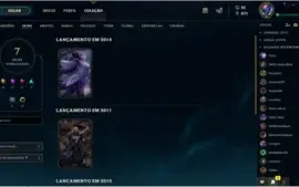conta lol level 30 unranked