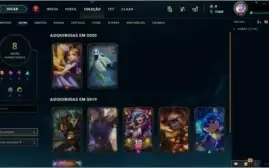 Conta de lol diamante season passada