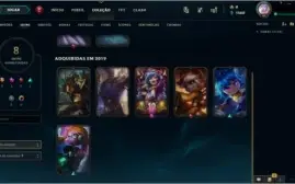 Conta de lol diamante season passada