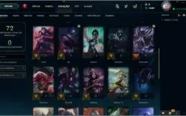 Conta de lol diamante season passada