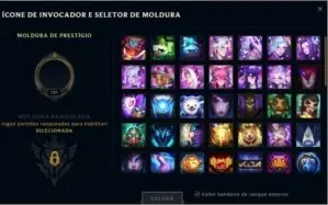CONTA UNRANKED (EX OURO 4), COM 69 CAMPEÕES E 22 SKINS
