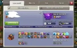 CLASH OF CLANS CV10 COM CLASH ROYALE ARENA 12 8 LENDARIAS
