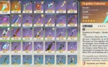 AR54 - 8 Personagens 5* e 3 Armas T5
