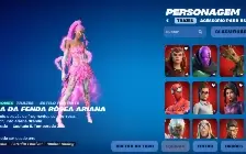 Conta fortnite com algumas Skins e Emotes ícones