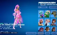 Conta fortnite com algumas Skins e Emotes ícones