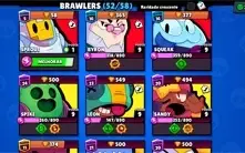 Conta Brawl stars 22k troféus , 52/58 brawlers antiga (2018)