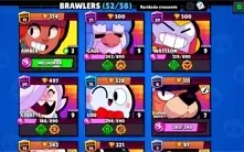 Conta Brawl stars 22k troféus , 52/58 brawlers antiga (2018)