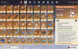 Conta Genshin AR56 - 7 Personagens 5* 45K Gemas e 37 Desejos