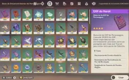 Conta Genshin AR56 - 7 Personagens 5* 45K Gemas e 37 Desejos