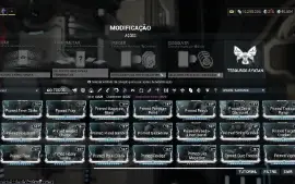 Épica conta de Warframe lvl 2°Nível Lendario + Rivens God Ro