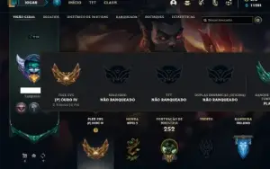 Conta unranked com 110 Champs e 71 Skin + 1 Prestigio da Zoe