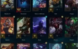 conta lol master poucos game