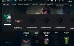 Conta bronze 4 com TODOS os champs e 143 Skins